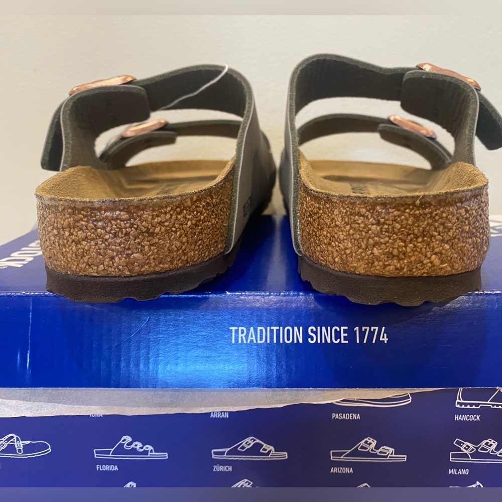 Birkenstock Arizona BS Slide Sandal - Women's stone US 8-8.5 (39) perfect! NIB - Picture 5 of 14